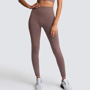 Custom Wholesale High Quality Breathable Sexy Sports <b>Mesh</b> <b>Leggings</b> Women Fitness Simple Running Pants - Product Image 2