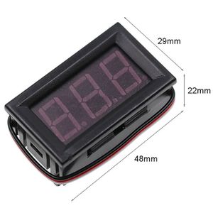 AEK-Tech BJ-VM02 Mini voltmètre numérique DC 0-30V avec affichage vert - Product Image 4