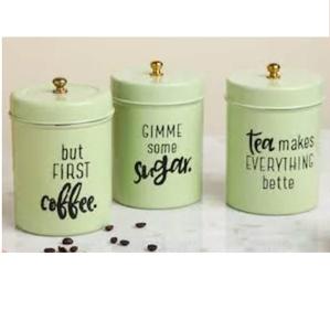 Recipiente Metálico con Acabado Esmaltado, Calidad Premium, Hecho a Mano, Estilo Clásico, Lujoso, Nuevo, Recipiente Metálico para Té al por Mayor - Product Image 4