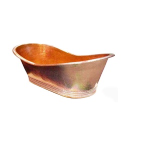 Bañera de baño de cobre puro, diseño personalizado, precio al por mayor, de distribuidor y distribuidor indio - Product Image 6