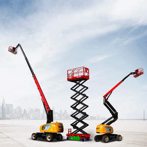 Elevador de pluma confiable con chasis móvil y plataforma elevada para una fácil maniobrabilidad y un funcionamiento seguro en altura - Product Image 6