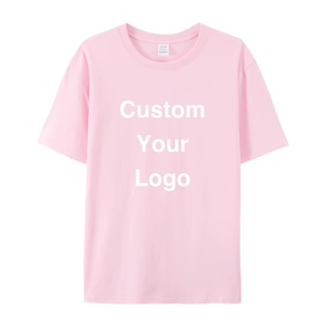T-shirt en coton uni personnalisé pour homme, tee-shirt basique confortable, coupe décontractée, OEM ODM - Product Image 2