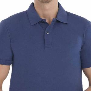 Tinte liso Etiqueta Privada Polo personalizado hombres mezcla de algodón que absorbe la humedad Anti retráctil costura duradera fabricante al por mayor - Product Image 6