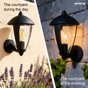 Đèn <span class=keywords><strong>LED</strong></span> gắn tường ngoài trời Đèn sân vườn IP44 Nhựa Điều khiển từ xa Có thể điều chỉnh độ sáng Bảo hành 3 năm Chiếu sáng sân vườn - Product Image 4