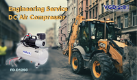 Compresseur d'air pour camion Compresseur d'air à suspension 12V DC Résistant aux intempéries Professionnel Petit réservoir puissant sans huile 25 litres