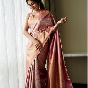 ผ้าแจ็คการ์ด pallu สวยดีไซเนอร์ล่าสุดใช้ได้ทั่วส่าหรี - Product Image 1