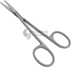 Tijeras de Precisión para Microcirugía, Punta Fina y Afilada, Acero Inoxidable Quirúrgico, Tijeras Curvas para Disección - Product Image 5