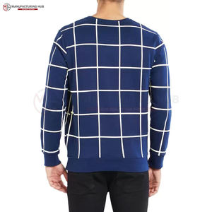 Produits en tissu de qualité supérieure Vêtements de rue Sweat-shirt Basics Cotton Blended Made Best Design Sweat-shirt Hommes High Men Sweatshirt - Product Image 3