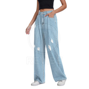 Relaxed <b>Women</b> Baggy <b>Jeans</b> Soft Fabric <b>Women</b> Baggy <b>Jeans</b> Custom <b>Women</b> Baggy <b>Jeans</b> For Daily Comfort Wear - Product Image 3