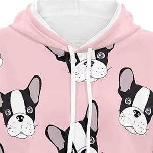 Haut court à capuche décontracté, durable et confortable, coupe ajustée, respirant, avec logo frontal, idéal pour l'hiver - Product Image 6