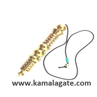 Reiki Şifa Veren Pirinç Karnak Sarkacı Büyük Altın Kaplama Döküm Metal İşçiliği için Dowsing Aracı