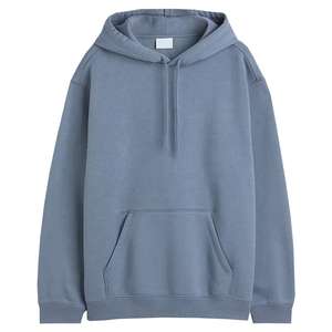 Sudadera con capucha de gran tamaño de alta calidad para hombre con logotipo personalizado OEM Sudadera con capucha de manga larga para hombre con cordones a juego - Product Image 1
