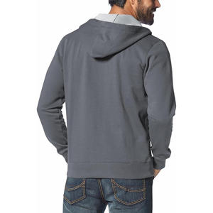 OEM Supplier For Mens Zipper Hoodie Custom Fit Breathable Fabric With Logo Printing And Private Label Branding Options - Product Image 5