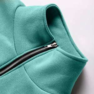 Conjunto Deportivo Informal de Color Sólido para Mujer, Otoño Invierno, Cómodo, Cintura Alta, Top y Pantalones, Traje de Manga Larga con Capucha, Holgado, Talla XS - Product Image 2