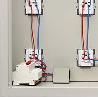 Casier de recharge pour téléphone portable à 6 portes, armoire sécurisée de stockage et de recharge avec clé