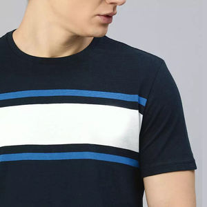 Camisetas estampadas de algodón de 210GSM 100% con bajo MOQ patrón sólido impresión personalizada y etiquetas de fibra de bambú entrega en la UE - Product Image 4