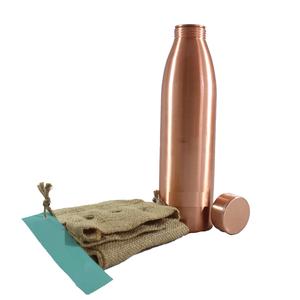 Antibacterial Copper <b>Water</b> <b>Bottle</b> with Jute Bag Highly Remarkable Drinkware Accessories Available with Specious Design <b>for</b> Sell - Product Image 3