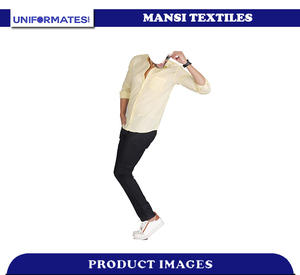 เสื้อเชิ้ตผู้ชายสุดหรู ผ้าฝ้ายพรีเมียม 100% ทรงเข้ารูป แห้งเร็ว เหมาะสำหรับวันพักผ่อน สไตล์ลำลอง ปกพับ แขนยาว แบบซาฟารี - Product Image 5