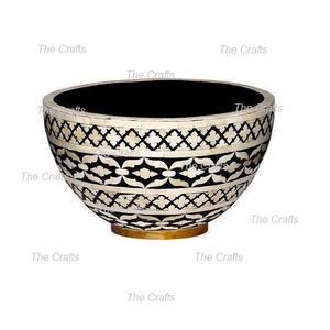 Bol de service alimentaire de la plus grande qualité en bois et en nacre, bol à chocolat pour l'utilisation en cuisine - Product Image 1