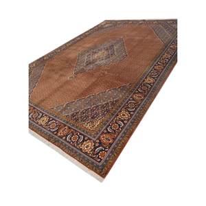พรมขนสัตว์ถักมือสีน้ำเงิน Aalam รุ่น Pae-5569 ขนาด 9x12 ฟุต ลายเหรียญสี่เหลี่ยม สำหรับตกแต่งห้องนั่งเล่นหรือทางเดิน - Product Image 2