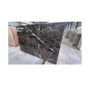 Losa de mármol de bosque lluvioso verde de estilo moderno de alta calidad, edificios comerciales pulidos, escaparate, azulejos de suelo de pared, losa grande - Product Image 1