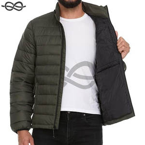 Chaqueta acolchada para hombre, abrigo de invierno cálido, ligero y elegante, Abrigo acolchado aislado con viento - Product Image 3