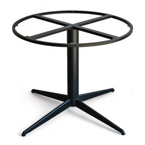 Industrial-Style Heavy Duty Cast Iron & <b>Brass</b> Cabinet <b>Legs</b> for Dining <b>Table</b> CHBCF033 - Product Image 1