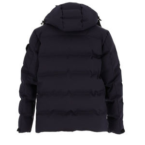 Veste matelassée décontractée pour homme, fine et chaude pour l'hiver, avec fermeture éclair, capuche imperméable, logo frontal, rembourrage en duvet - Product Image 4