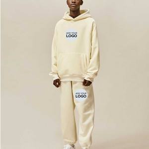 Ensemble de survêtements 2 pièces pour hommes, survêtements à capuche, jogging athlétique, tenues de sport décontractées à manches longues - Product Image 2