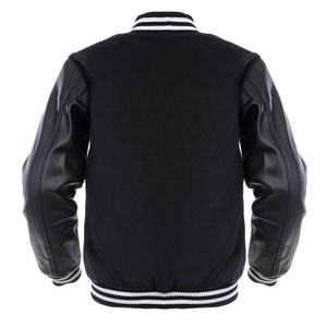 Chaquetas Varsity Hechas a Medida, Cuello Alto, Resistentes al Viento, Cuero Genuino, Fabricación en Pakistán, Precio Personalizado, Color Personalizado 2026 - Product Image 4
