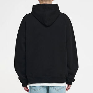 Sweat-shirt sportif brodé personnalisé OEM à col zippé, coupe oversize, épais, pour l'hiver, prix de gros - Product Image 2