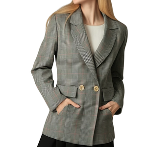 Blazer pour femmes haut de gamme écologique conçu sur mesure tissu tissé lavable approvisionnement direct en usine du Vietnam - Product Image 4