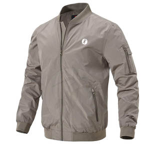 Trouvez des détails complets sur blouson d'aviateur en satin de polyester 100% de couleur unie personnalisé en gros du fabricant OEM - Product Image 1