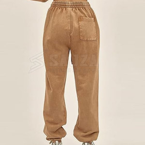 Venta al por mayor ropa deportiva peso ligero lavado ácido Joggers Uso de invierno a prueba de viento hombres lavado ácido Joggers para la venta en línea - Product Image 5