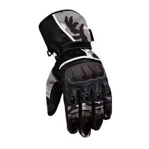 Best Quality Genuine Leather Motorbike Gloves New Design Racing Gloves Comfortable Sheep <b>Skin</b> Fashion Leather Motorbike Gloves - Product Image 2