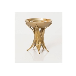 หัวเผาเครื่องหอมทองเหลืองสีทองและสีเงินสำหรับตกแต่งบ้านงานแต่งงาน - Product Image 4
