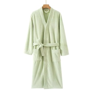 Peignoir d'hôtel épaissi de meilleure qualité Chemise de nuit absorbant l'eau à séchage rapide pour toutes les saisons Vente en gros pour hommes et femmes - Product Image 2