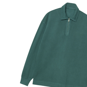 Green <b>Zip</b> <b>Sweatshirt</b> Unisex Comfortable <b>Half</b> <b>Zip</b> Pullover Casual Wear <b>Men</b> Women Long Sleeve Fashion Trendy Lightweight Winter - Product Image 4