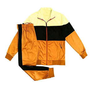 Ensemble coupe-vent deux pièces tendance pour femme, en toile unie respirante et peau de mouton, avec logo personnalisé imprimé, survêtement zippé de qualité - Product Image 1