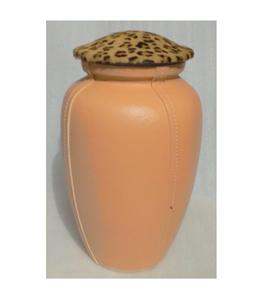 Urne funéraire classique en cuir de qualité supérieure et en aluminium pour cendres humaines, fournitures commémoratives funéraires, urne pour cendres humaines - Product Image 3