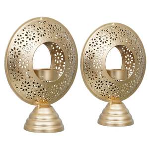 Portavelas de Metal votivo hecho a mano para decoración del hogar y la Oficina, accesorio decorativo para fiestas, bodas, eventos, cantidad grande - Product Image 1