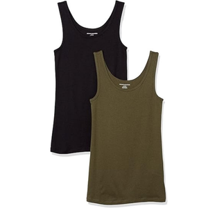 Camiseta sin mangas ajustada para mujer, Camiseta corta sexy para gimnasio, Camiseta de punto de moda fabricada en Bangladesh a precios asequibles. - Product Image 2