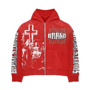 Sudaderas con capucha estilo holgado de gran tamaño para Hombre Nuevo diseño 100% algodón polar hombres Sudadera con capucha de talla grande - Product Image 3