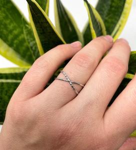 แหวนเปิดปรับได้แบบมินิมอลส์บางเฉียบปรับได้เครื่องประดับแฟชั่นวางซ้อนกันได้สำหรับผู้หญิงของขวัญแฮนด์เมดสุดหรู - Product Image 1