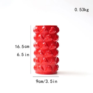Vase de table <span class=keywords><strong>en</strong></span> céramique d'inspiration art déco Vase <span class=keywords><strong>en</strong></span> porcelaine design <span class=keywords><strong>fruit</strong></span> - Product Image 4