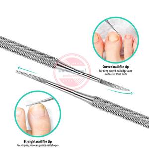 Pince à ongles professionnelle en acier inoxydable pour cuticules ensemble de 4 pièces pour manucure pédicure - Product Image 2