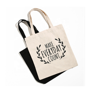 Sac fourre-tout en coton écologique personnalisé réutilisable sac en toile promotionnel avec logo personnalisé - Product Image 5