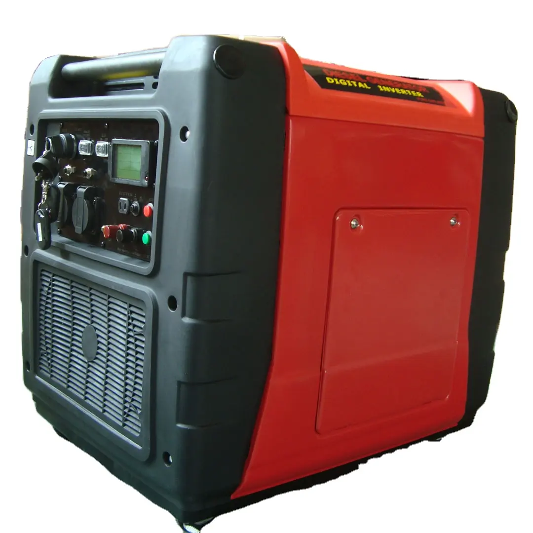 Diesel inverter generator 5.6Kw 230V/50Hz AC single phase pure sine wave portable and silent type, CE/GS approved for EU/N.Z etc