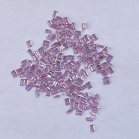 Saphir rose naturel 2mm 4mm, taille baguette facettée, pierre précieuse en vrac pour la fabrication de bijoux, qualité fine AAA, certifié IGI, Tendances Alibaba