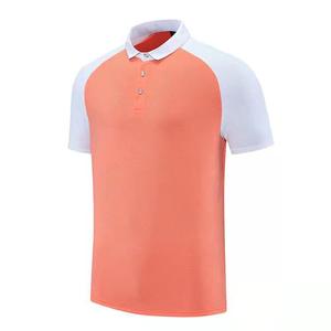 Nouveau T-shirt <span class=keywords><strong>polo</strong></span> bicolore à col haut pour homme et femme Sports de loisirs <span class=keywords><strong>2022</strong></span> - Product Image 4